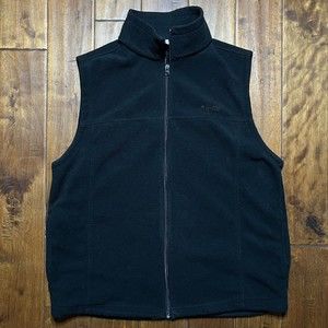 HI-TEC Black Fleece Zip Vest Mens Size L